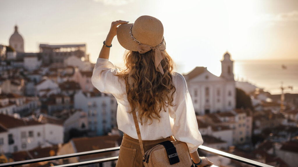 A woman on an unforgettable luxury vacation, planned and organized by her luxury travel advisor from Andavo Travel